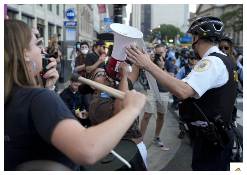 Demonstrasi Besar di Chicago: Pengunjuk Rasa Serukan Akhiri Dukungan AS untuk Israel