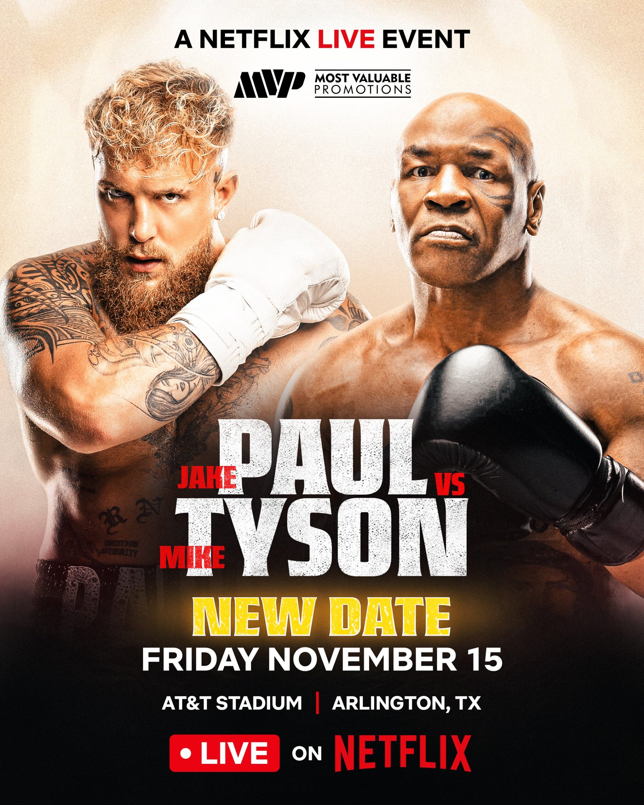 Mike Tyson vs Jake Paul/ Netflix