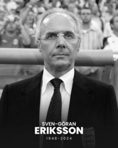 RIP Sven-Goran Eriksson, Dunia Sepakbola Berduka Eks Pelatih Timnas Inggris Meninggal Dunia