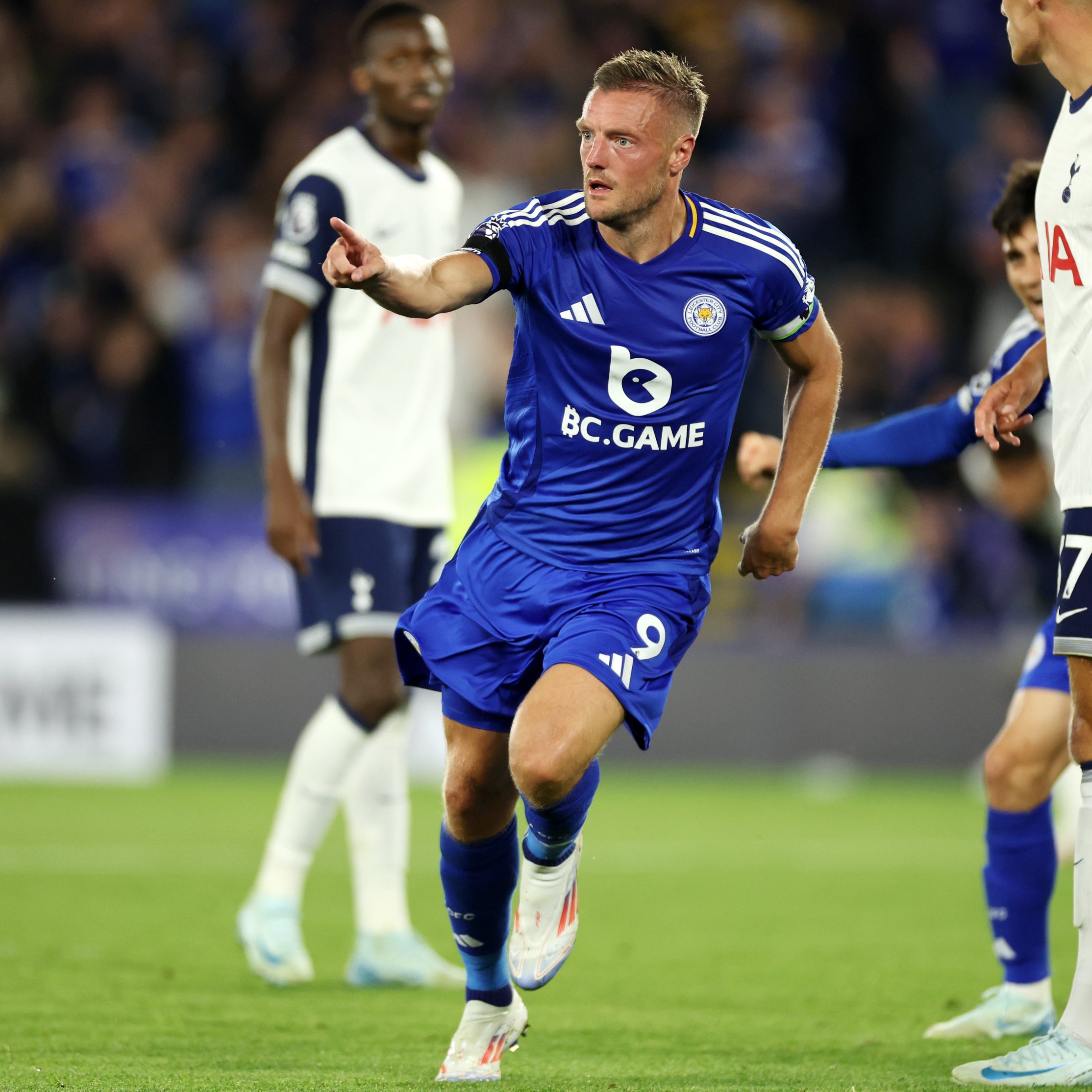 Jamie Vardy vs Tottenham X @LCFC