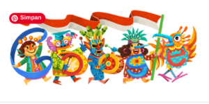 Google Doodle Rayakan HUT ke-79 RI dengan Parade Budaya Nusantara