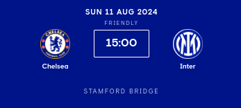 Prediksi Skor Chelsea vs Inter Milan di Laga Uji Coba Pramusim, Susunan Pemain dan Link Live Score