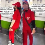 Viral Isi bensin kena biaya admin/ tangkapan layar video viral
