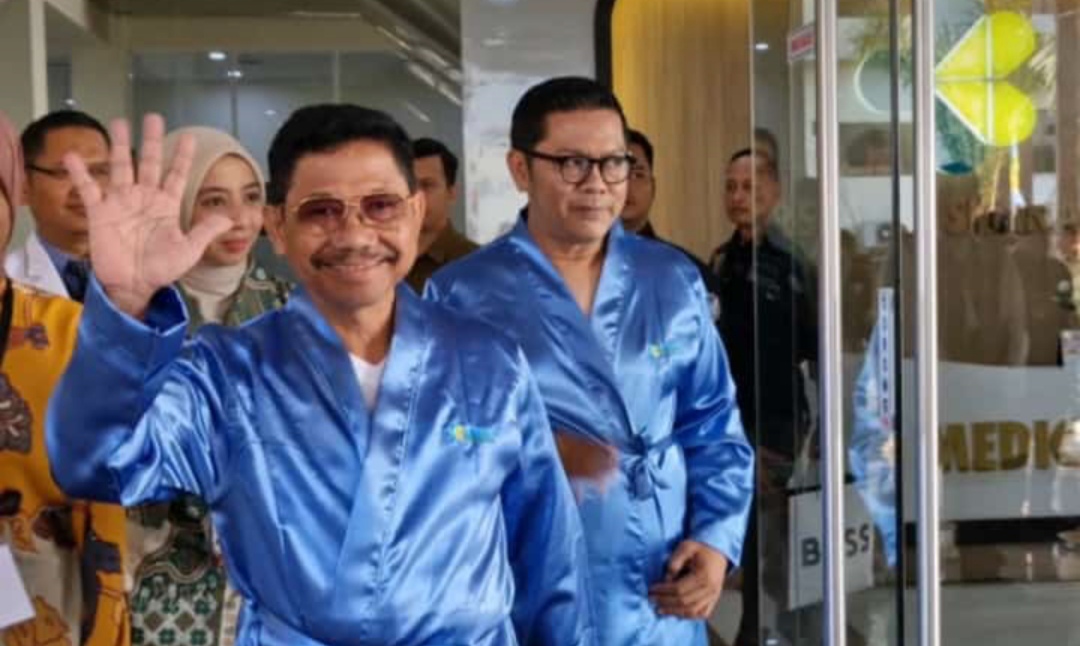 Tiga calon Wali Kota dan Wakil Wali Kota Tangerang jalani tes kesehatan di RSUD Sitanala. (Mam)