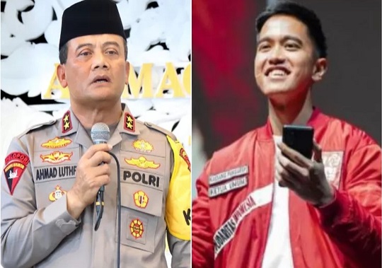 Komjen Pol (Purn) Ahmad Luthfi dan Kaesang Pangarep