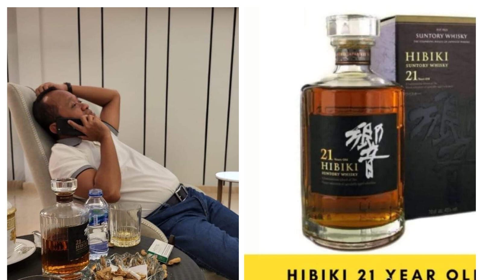 VIRAL Foto Diduga Menteri ESDM Bahlil Lahadalia dengan Minuman Keras Harga Puluhan Juta