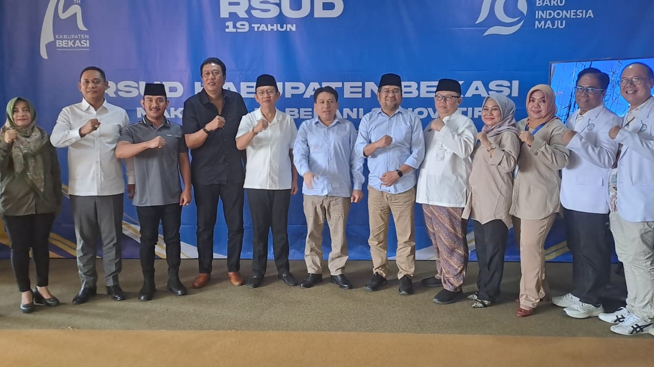 Tiga pasang calon pilbup bekasi jalani pemeriksaan kesehatan di RSUD Cibitung (eka)