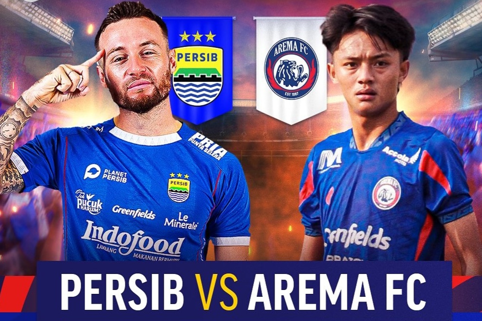 Persib vs Arema FC/ Vidio.com