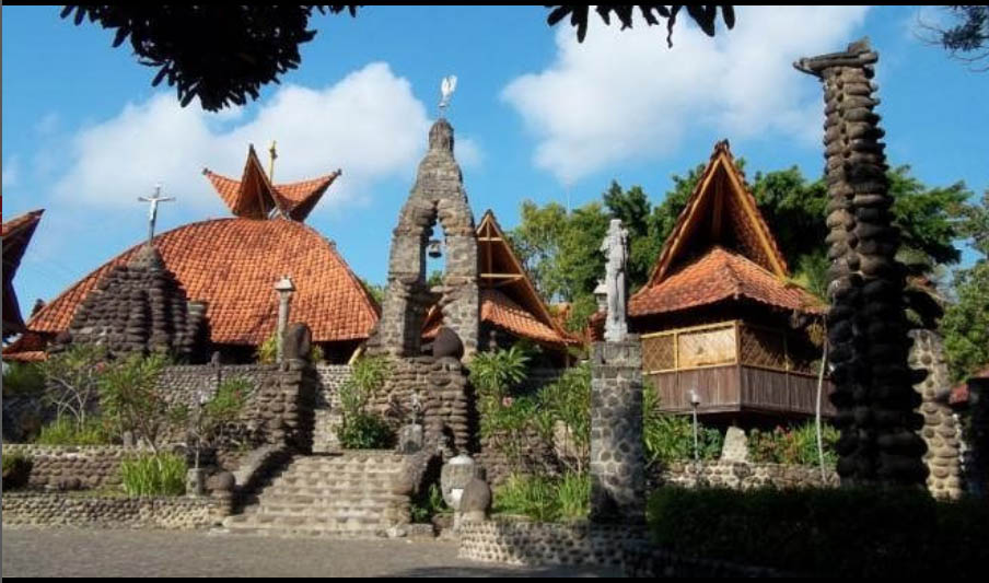 Gereja Puhsarang kini sandang status Cagar Budaya Nasional instagram @gereja_st_maria_pohsarang_kdr