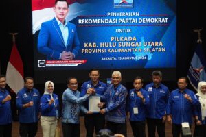 Demokrat Resmi Usung Duet Sahrujani dan Iwan di Pilgub HSU 