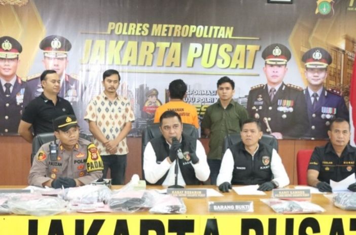 Reserse Polres Metro Jakarta Pusat Ciduk Maling di Rumah Kosong