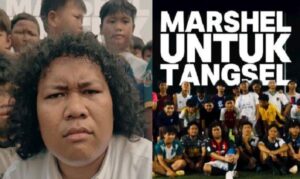 Marshel ke Kantor DPC Gerindra Tangsel usai Riza Patria Mundur dari Pencalonan, Ada Apa?