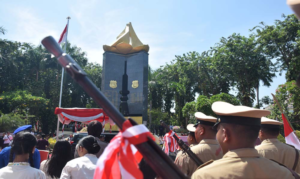 Pertama Kali, Peringatan Hari Juang Polri Digelar di Monumen Polisi Istimewa Kota Surabaya