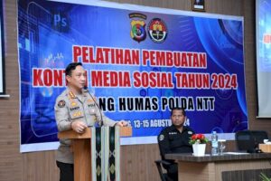 Bidhumas Polda NTT Gelar Pelatihan Pembuatan Konten Media Sosial 2024
