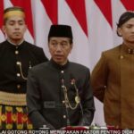 Presiden Jokowi di Sidang Tahunan MPR.