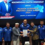 Partai Demokrat mengusung DedyiMulyadi - Erwan Setiawan di Pilkada 2024 Jabar. (Mico)
