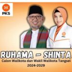 Pasangan Ruhama - Shinta di Pilkot Tangsel. (Ist)
