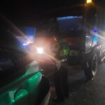 Empat kenddaraan terlibat tabrakan beruntun di Tol Tangerang. (Ist)