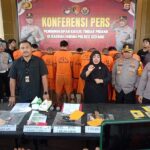 Tim Resmob Satreskrim Polres Serang meringkus enam pelaku spesialis pencurian hewan ternak lintas provinsi