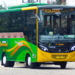 Salah satu bus Trans Jatim yang kini menjadi angkutan favorit warga di Jawa Timur