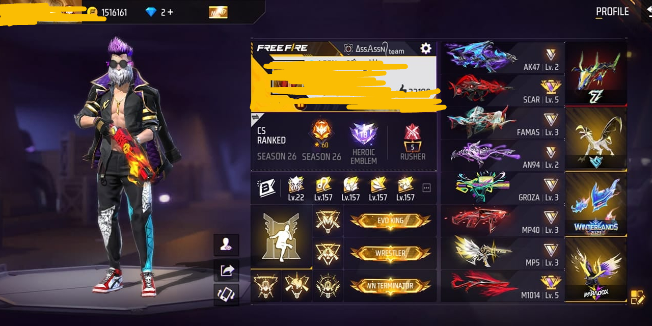 10 Akun FF Unbind Gratis Hari Ini 21 September 2024, Banyak DM, Bundle, dan Skin Weapon
