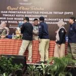 KPU Banjarmasin menetapkan daftar pemilih tetap (DPT) untuk Pilkada serentak 2024 sebanyak 485.145 pemilih. (ist)