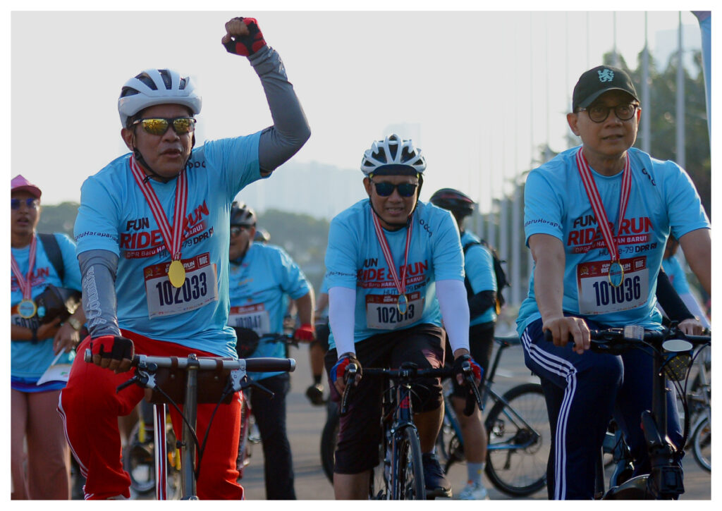 Fun Ride & Run: Silaturahmi dan Kesehatan di Tengah Padatnya Aktivitas DPR