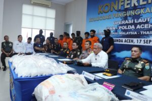 29 KG Sabu Asal Thailand Masuk ke Indonesia Melalui Perairan Aceh Timur 
