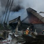 pabrik ludes terbakar