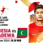 Jadwal Siaran Langsung dan Prediksi Skor Timnas Indonesia U-20 vs Maladewa di Kualifikasi Piala Asia 2024Jadwal Siaran Langsung dan Prediksi Skor Timnas Indonesia U-20 vs Maladewa di Kualifikasi Piala Asia 2024