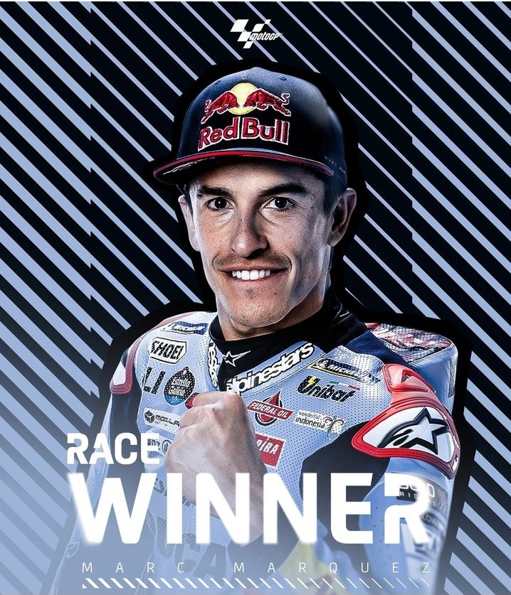 Marc Marquez berhasil menjadi juara MotoGP San Marino Minggu 8 September 2024.