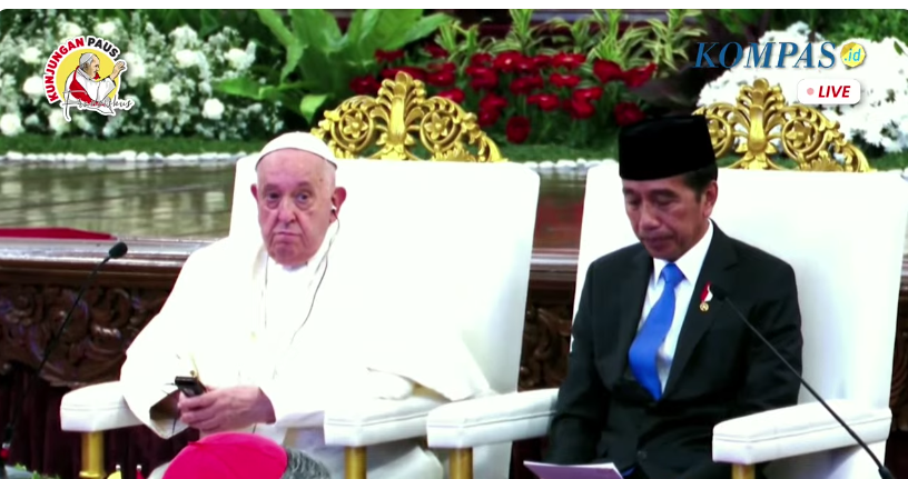Agenda Paus Fransiskus di Jakarta Hari Ini 4 September 2024