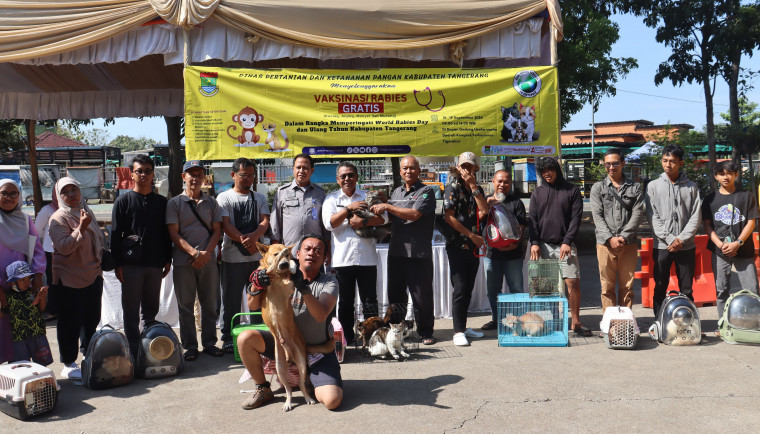 DPKP Kabupaten Tangerang Sediakan 2.000 Dosis Vaksin Rabies Gratis