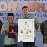 Bupati Dadang Supriatna dapat nomor urut 2 di Pilkada Bandung. (Ist)
