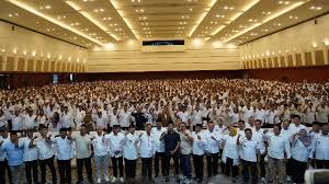 Ribuan kepala desa dikumpulkan di Jawa Timur. (Ist)
