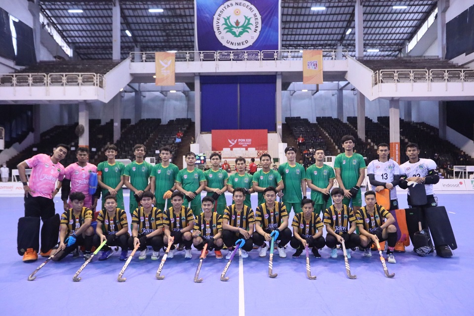 Hari Terakhir, Tim Hockey Indoor Putra Sumut Tumbangkan Jateng 5 -2