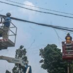 penertiban kabel udara