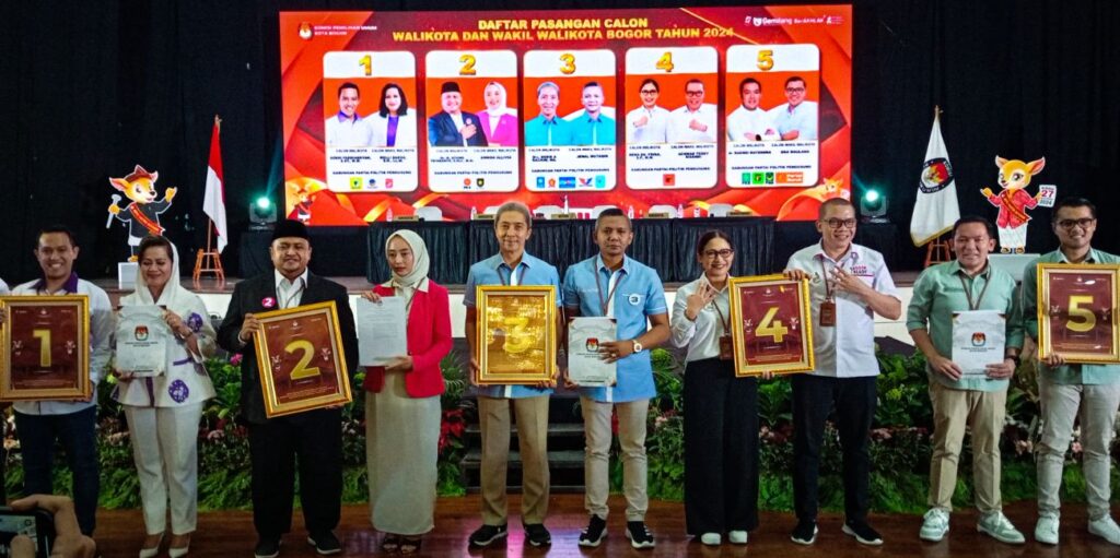 Nomor Urut Calon Walikota Bogor, Siapa yang Dapat Tiket Mimpi ke Balai Kota?
