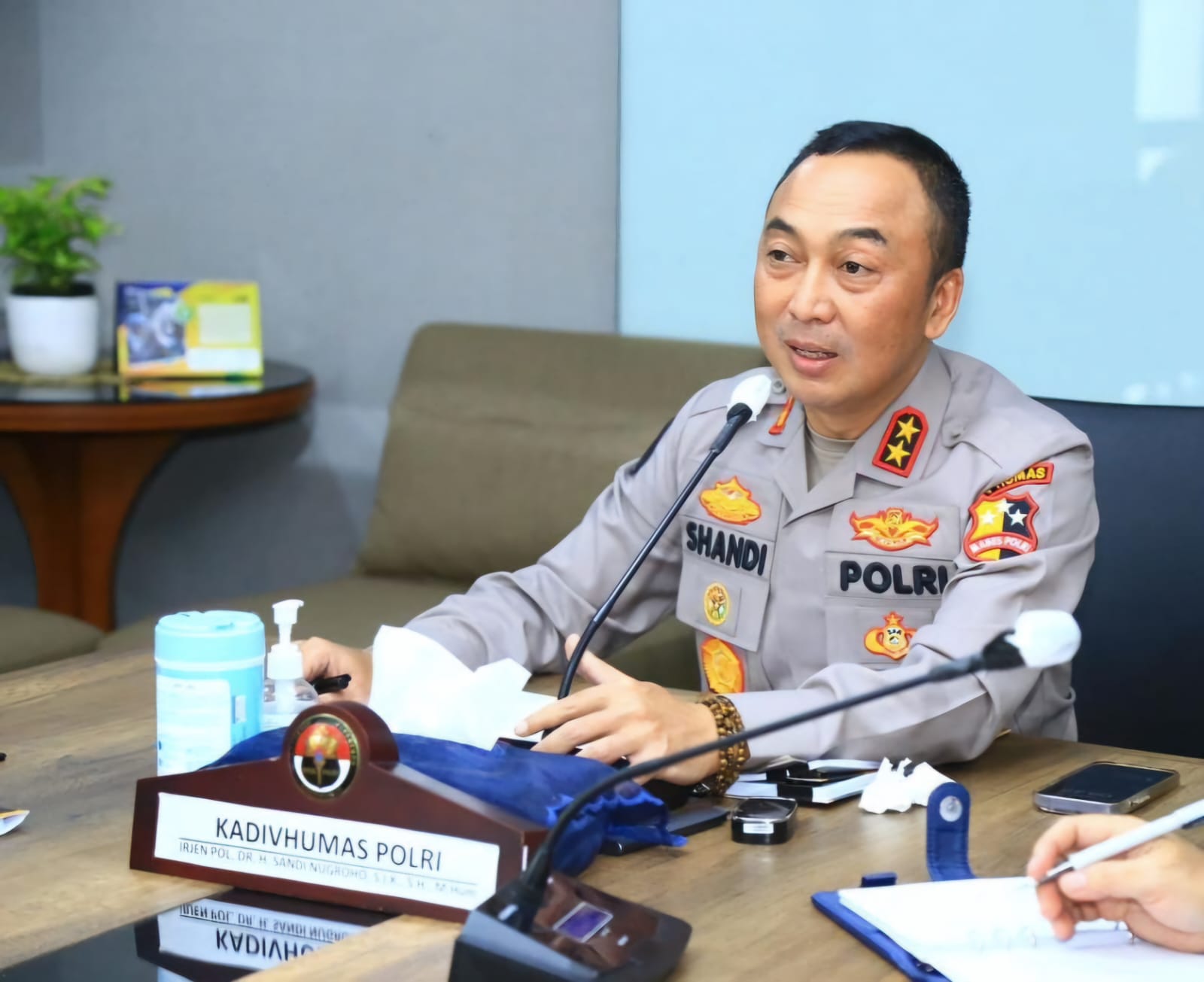 Kadiv Humas Polri Irjen Sandi Nugroho