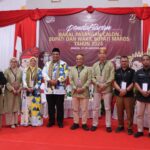 Bakal Pasangan Calon Bupati dan Wakil Bupati Maros, Chaidir Syam – Suhartina Bohari saat melakukan pendaftaran di KPU Maros, 28 Agustus 2024 lalu. (Fit)