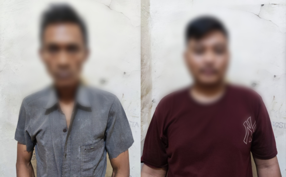 Dua pelaku begal motor yang mengaku sebagai polisi diringkus di bekasi. (eka)