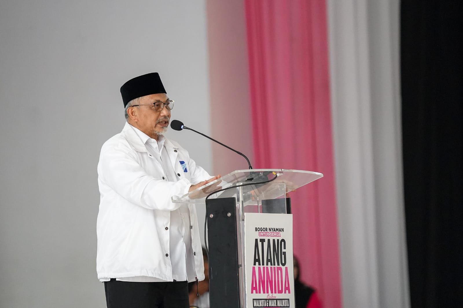 Presiden Partai Keadilan Sejahtera (PKS), Ahmad Syaikhu, yang juga merupakan bakal pasangan calon (Bapaslon) gubernur Jawa Barat (Jabar) 2024. (Nicho)