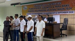 25 Pasangan Calon Pilkada Kalsel 2024 Selesai Jalani Pemeriksaan Kesehatan 