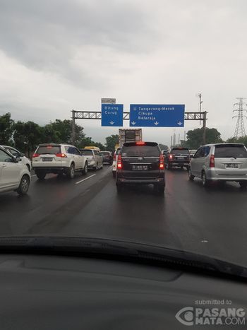 Ruas jalan Tol Jakarta - Tangerang. (Ist)
