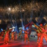Penutupan PON XXI Aceh-Sumut berlangsung meriah. (Lilik)