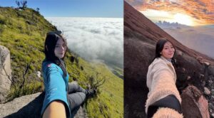 Wendy Walters Selegram Suka Naik Gunung, ada Ketenangan