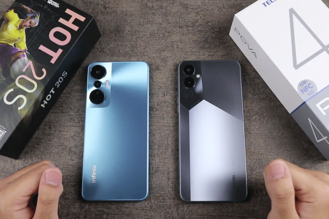 Adu Spesifikasi Infinix Hot 20S vs Tecno Pova 4, Siapa Juaranya HP Gaming?
