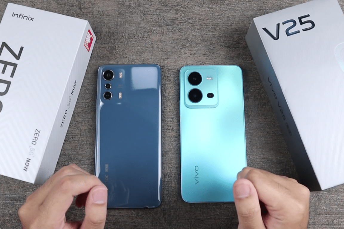 Adu Spesifikasi Infinix Zero 5G Vs Vivo V25, HP Gaming Mana yang Lebih Cepat?
