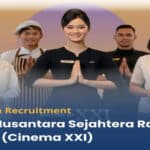 Cinema XXI Buka Loker 4 Posisi Lulusan SMA dan SMK di Jakarta