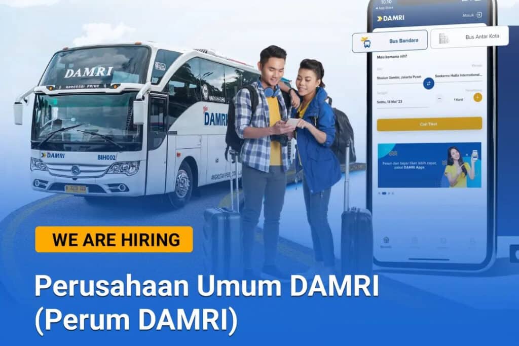 DAMRI Buka Loker Khusus Pria Lulusan SMA dan SMK, Maksimal Usia 35 Tahun